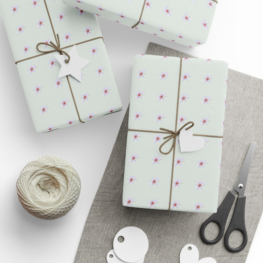 Blu Lotus Wrapping Paper