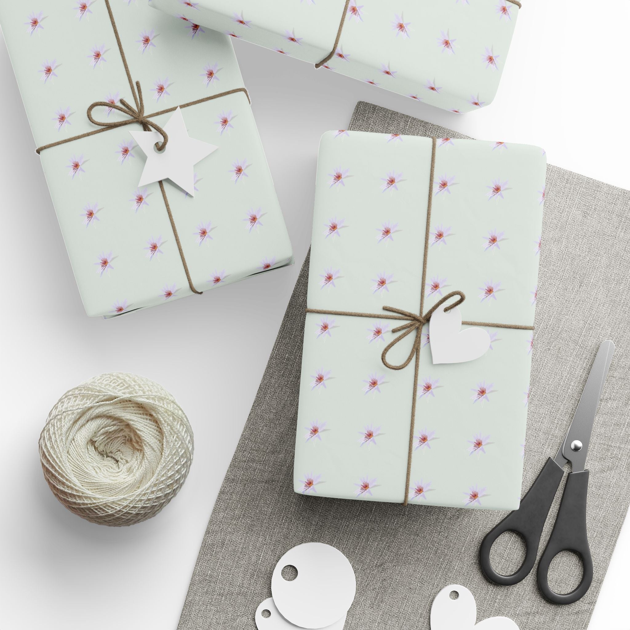 Blu Lotus Wrapping Paper