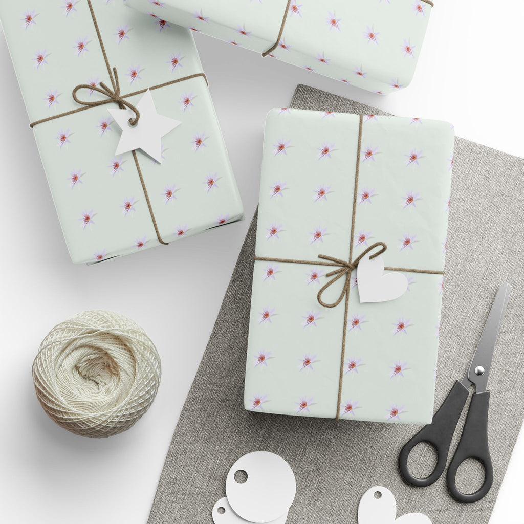 Blu Lotus Wrapping Paper