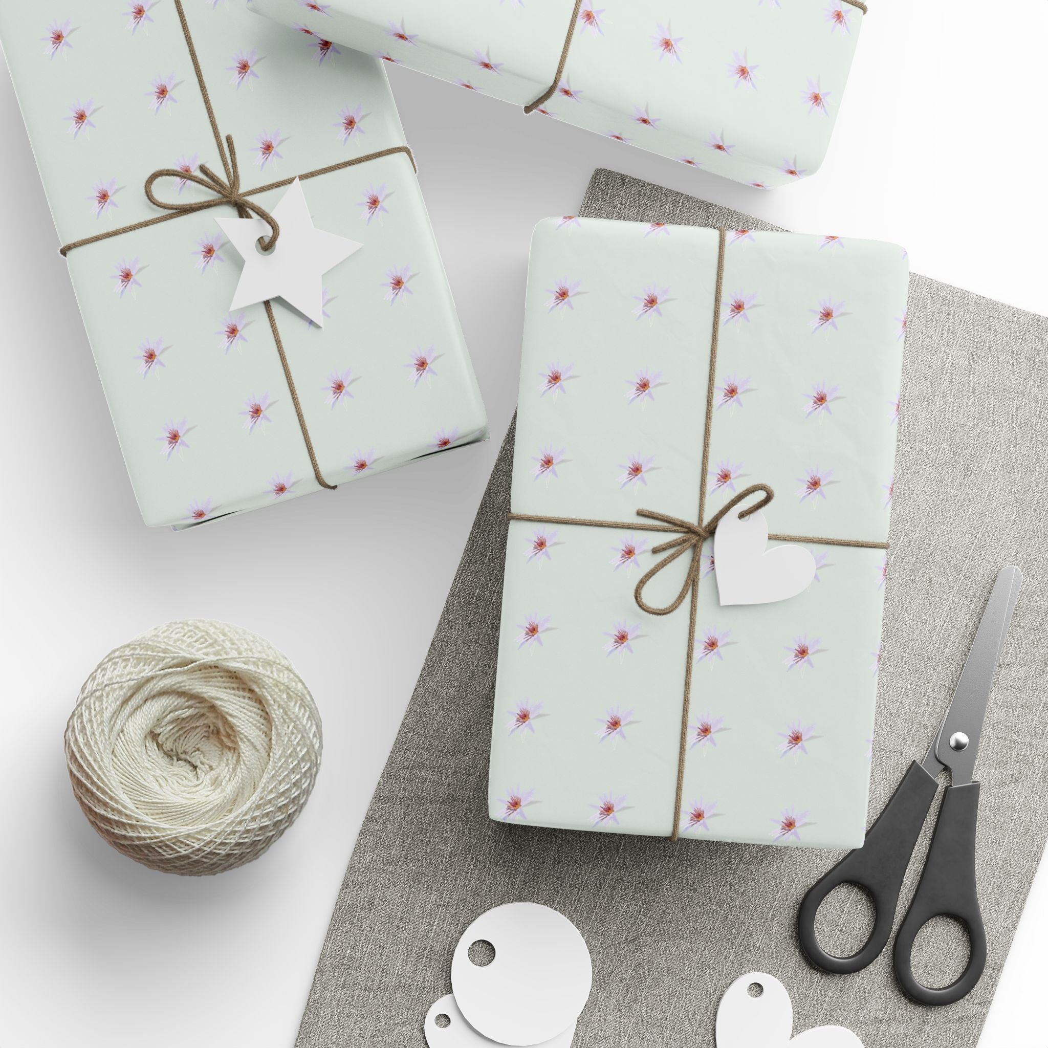 Blu Lotus Wrapping Paper