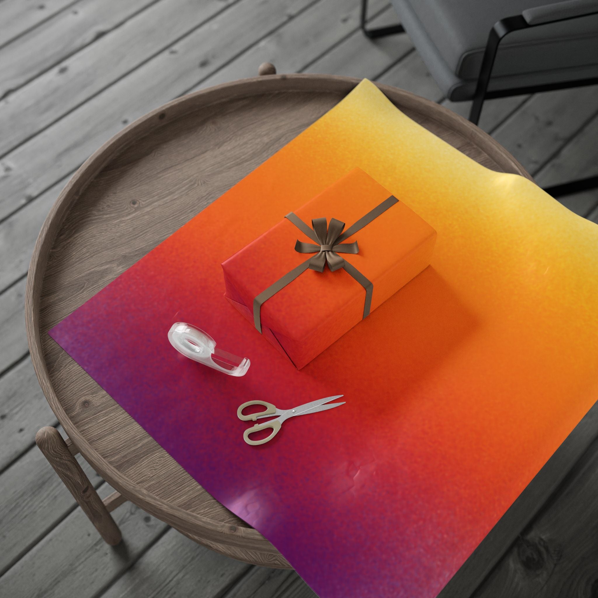 Sunset Aura Wrapping Paper