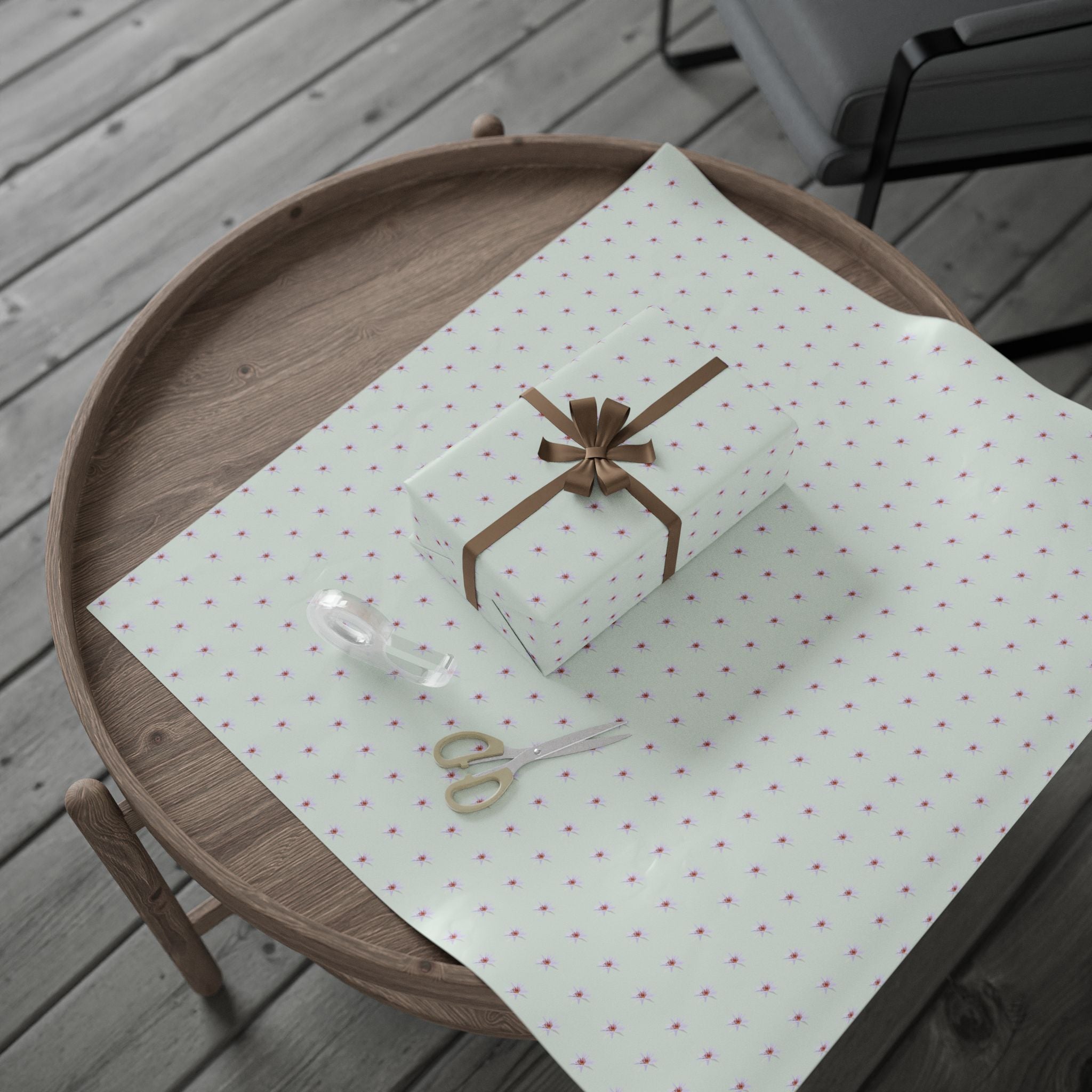 Blu Lotus Wrapping Paper