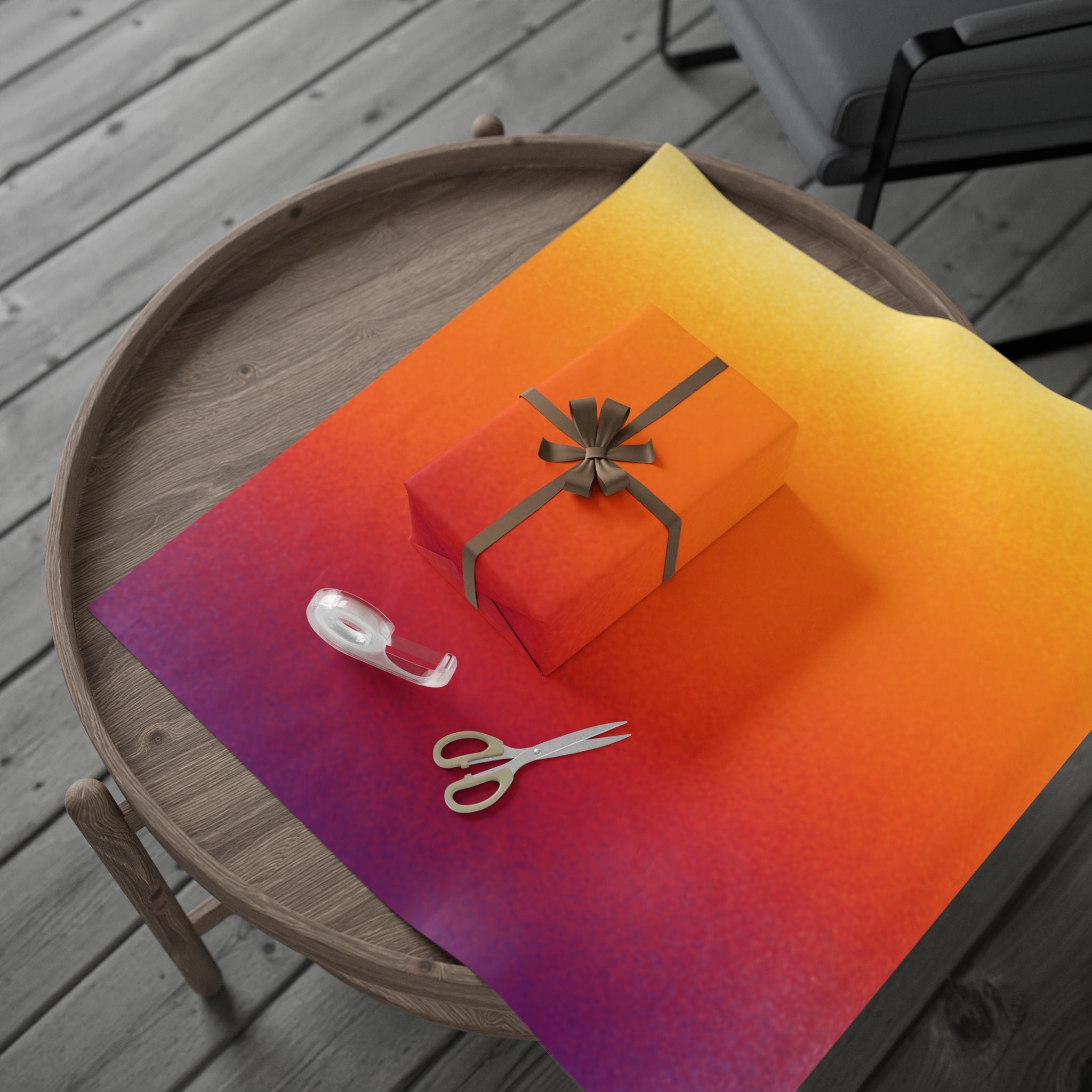Sunset Aura Wrapping Paper
